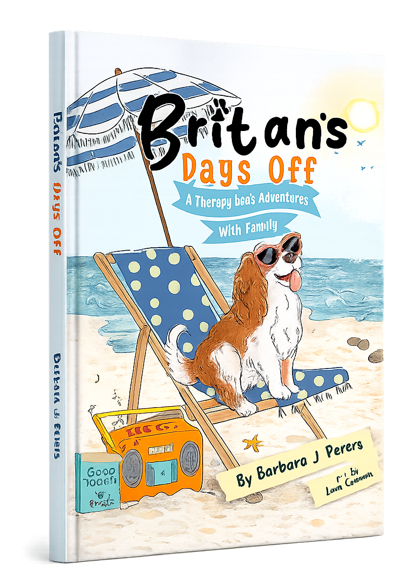 childrens dog book about Britan's Days Off by Barbara J Peters